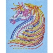 Мозаика из бусин "Лошадь" бархата, булавки, разноцветные бусины, инструкция инфо 176b.