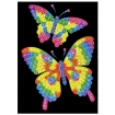 Картинка с голографическими наклейками "Бабочки" Состав Картинка-основа, разноцветные голографические наклейки инфо 1994e.